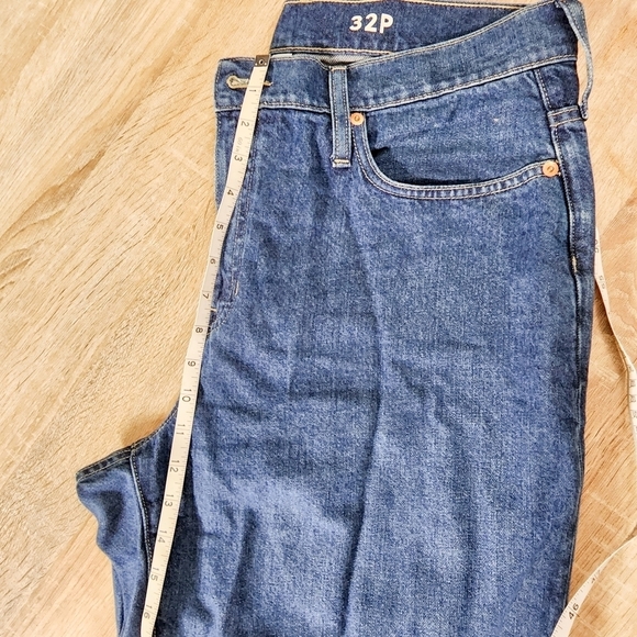 NWT Women J.Crew Petite High-Rise '90s Wide-Leg Jean in Antique Blue Wash Sz P32 - Picture 6 of 10